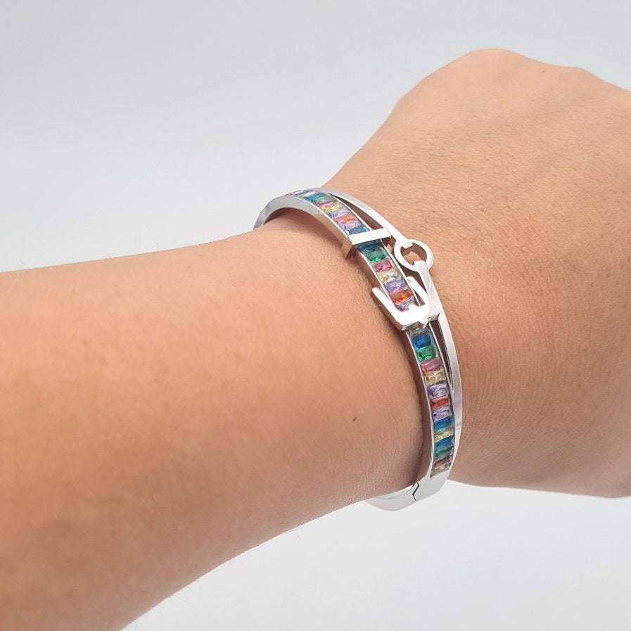 Custom Colorful Belt Woman Bracelet