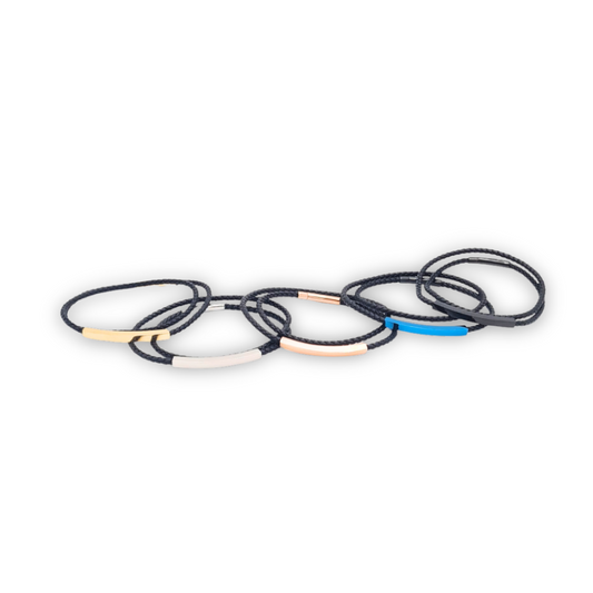 Minimalist Leather Men's Arabic Bracelet