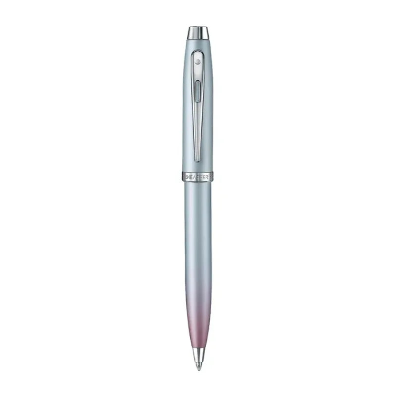Sheaffer Expressions Gift Set – Blue & Pink Pearlised Ballpoint with Leather Wallet