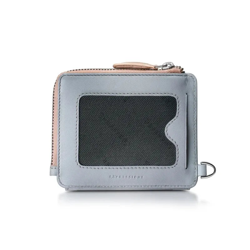 Sheaffer Expressions Gift Set – Blue & Pink Pearlised Ballpoint with Leather Wallet