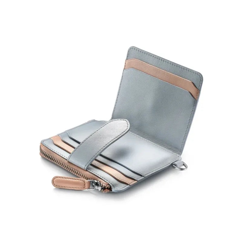 Sheaffer Expressions Gift Set – Blue & Pink Pearlised Ballpoint with Leather Wallet