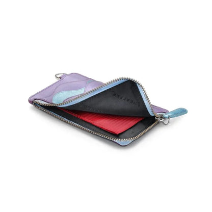 Sheaffer Expressions Gift Set – Blue & Purple Pearlised Ballpoint with Leather Card Case