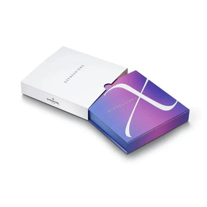 Sheaffer Expressions Gift Set – Blue & Pink Pearlised Ballpoint with Leather Wallet