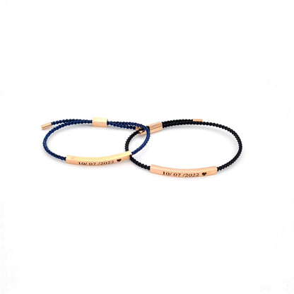 Customized Thin Colorful Bracelet