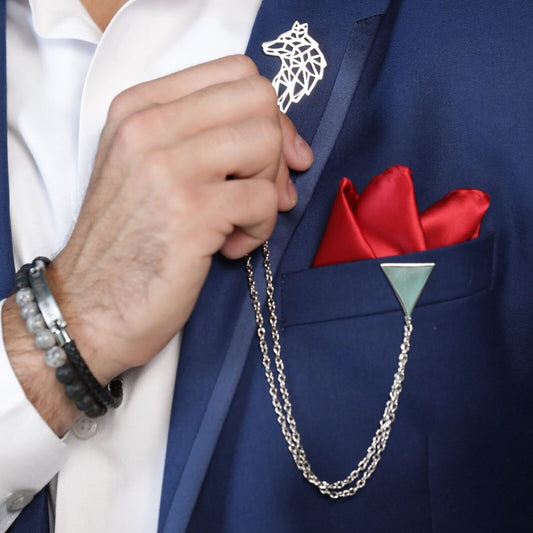 Minimalist Wolf Chain - Qasaed Jewelry