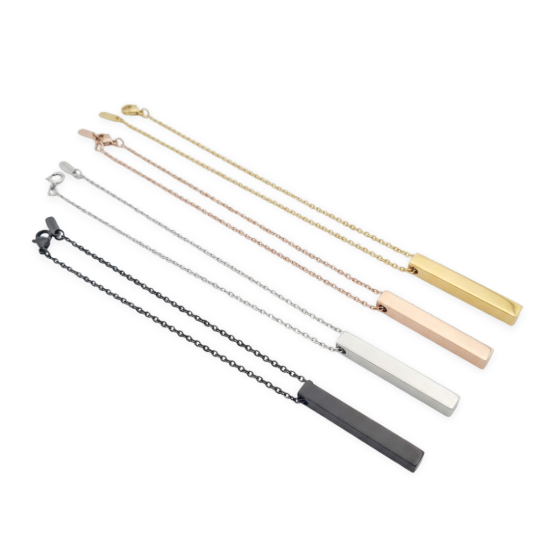 Minimalist Custom Bar Necklace