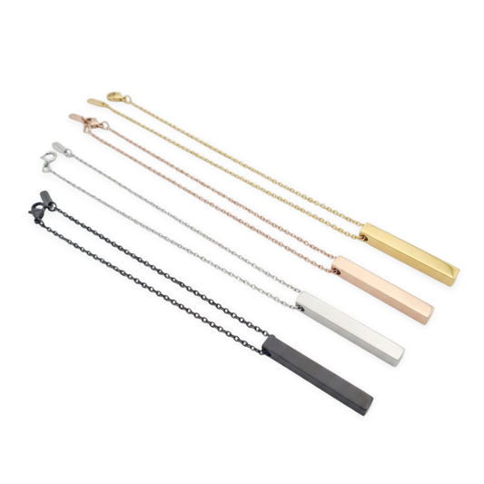 Minimalist Custom Bar Necklace